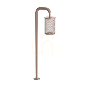 Venkovní LED sloupové svítidlo 6 W, 3000 K, barva „Sandy Coffee“, hliník – akryl, IP54, ZAMBELIS small 1