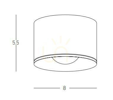 Kontrola Stropní LED bodové svítidlo 12 W, 4000 K, pískově bílá, ZAMBELIS