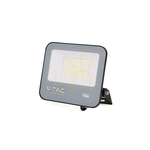 Kontrola LED reflektor V-TAC s čipem CREE, 50 W, 185 lm/W, černý, VT-4456, 6500 K, 9250 lm, 6letá záruka
