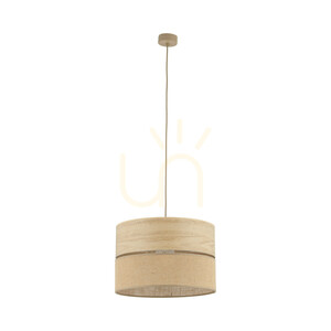 Závěsné svítidlo TK-Lighting DORMA WOOD JUTA 11786, 1×E27, 38 cm, světlé dřevo a juta small 0