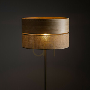 Stojací lampa Dorma Wood Juta 1 Xe27 small 2