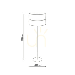 Stojací lampa Dorma Wood Juta 1 Xe27 small 8