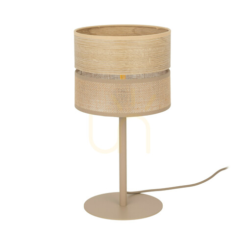 Kontrola Noční světlo Dorma Wood Juta 1 Xe27
