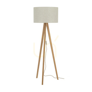 Stojací lampa Viga Shade z borového dřeva 1 Xe27 small 10