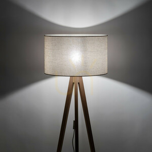 Stojací lampa Viga Shade z borového dřeva 1 Xe27 small 2