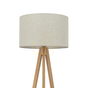 Stojací lampa Viga Shade z borového dřeva 1 Xe27 small 5