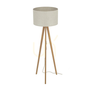 Stojací lampa Viga Shade z borového dřeva 1 Xe27 small 6