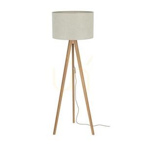 Stojací lampa Viga Shade z borového dřeva 1 Xe27 small 7