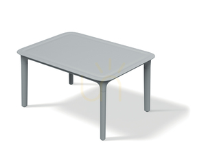 Zahradní konferenční stolek Rimo FERNE FRIS864 achátově šedý 77,5 × 57,5 cm small 0