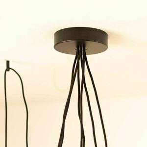 Stínítko s.luce Modular černé kovové Ø 15 cm 1–6 zásuvek small 0