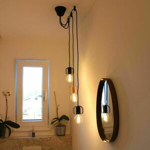 Distanční vložka s.luce Modular černá kovová pro závěsná svítidla 3 Distanční vložka s.luce Modular černá kovová pro závěsná svítidla small 3