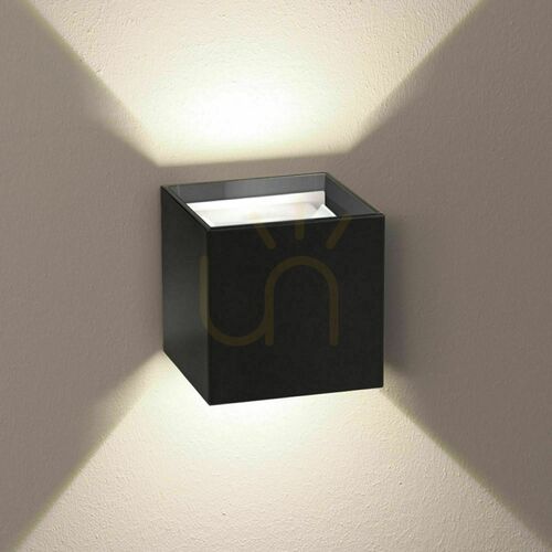 Kontrola Kryt s.luce Ixa čtvercový stříbrný kov 10 cm