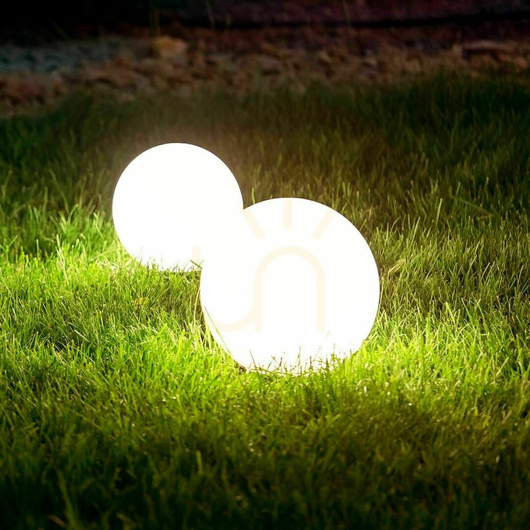 s.luce Globe Garden Ball Light White 30 cm Plastic E27 IP54
