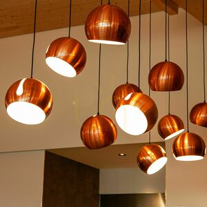 Závěsné svítidlo s.luce Ball černé kovové 30 cm E27 5 Závěsné svítidlo s.luce Ball černé kovové 30 cm E27 small 5