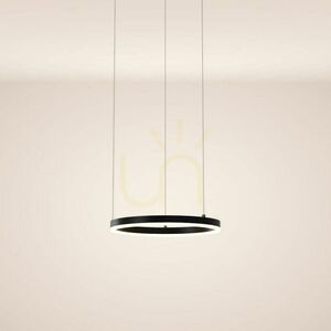 LED kruhové závěsné svítidlo s.luce Ring černé Ø 40 cm 14 LED kruhové závěsné svítidlo s.luce Ring černé Ø 40 cm small 14