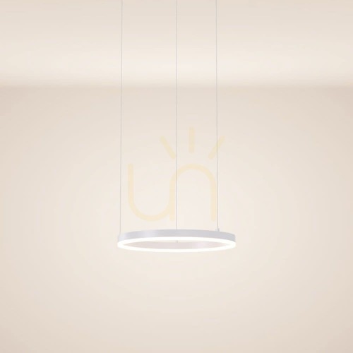 Kontrola Závěsné LED svítidlo s.luce Ring 40 cm bílé stmívatelné