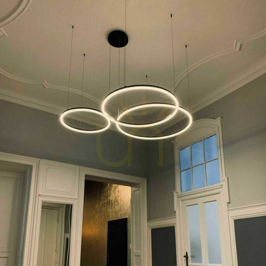 Kontrola Závěsné LED svítidlo s.luce Ring stříbrné Ø 60 cm Závěsné LED svítidlo s.luce Ring stříbrné Ø 60 cm