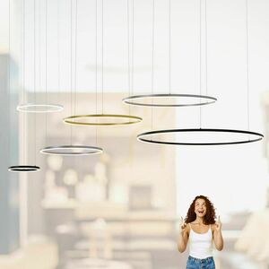 Závěsné LED svítidlo s.luce Ring stříbrné Ø 60 cm 13 Závěsné LED svítidlo s.luce Ring stříbrné Ø 60 cm small 13