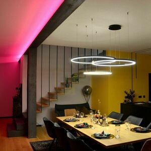 Závěsné LED svítidlo s.luce Ring bílé Ø 80 cm 12 Závěsné LED svítidlo s.luce Ring bílé Ø 80 cm small 12