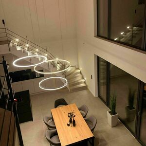 Závěsné LED svítidlo s.luce Ring 100 cm bílé kruhové dimmable 3000 K 11 Závěsné LED svítidlo s.luce Ring 100 cm bílé kruhové dimmable 3000 K small 11