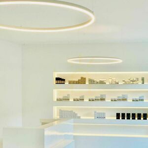 Závěsné LED svítidlo s.luce Ring 100 cm bílé kruhové dimmable 3000 K 7 Závěsné LED svítidlo s.luce Ring 100 cm bílé kruhové dimmable 3000 K small 7