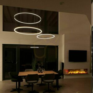 Závěsné LED svítidlo s.luce Ring 100 cm bílé kruhové dimmable 3000 K 9 Závěsné LED svítidlo s.luce Ring 100 cm bílé kruhové dimmable 3000 K small 9