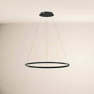 LED kruhové závěsné svítidlo s.luce Ring, stříbrné, Ø 100 cm small 1