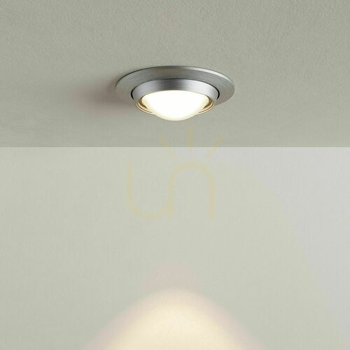 Kontrola Vestavné bodové svítidlo s.luce Beam sklo kov stříbrné Ø 11 cm