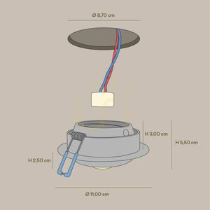 Vestavné bodové svítidlo s.luce Beam sklo kov stříbrné Ø 11 cm 4 Vestavné bodové svítidlo s.luce Beam sklo kov stříbrné Ø 11 cm small 4