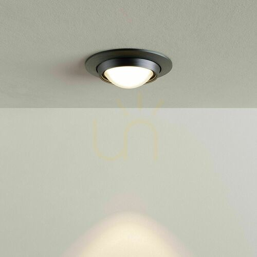 Kontrola Vestavné bodové svítidlo s.luce Beam sklo kov stříbrné Ø 11 cm