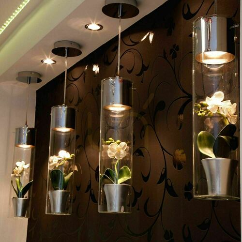 Kontrola Závěsné svítidlo s.luce MyLight chromové sklo 40 cm GU10