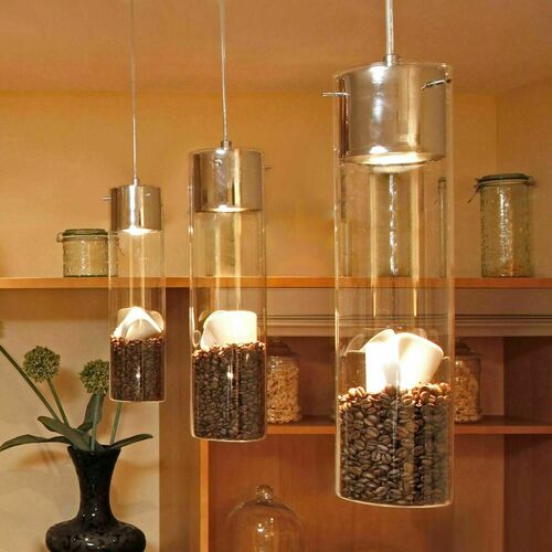 Kontrola Závěsné svítidlo s.luce MyLight 40 cm černé sklo, GU10