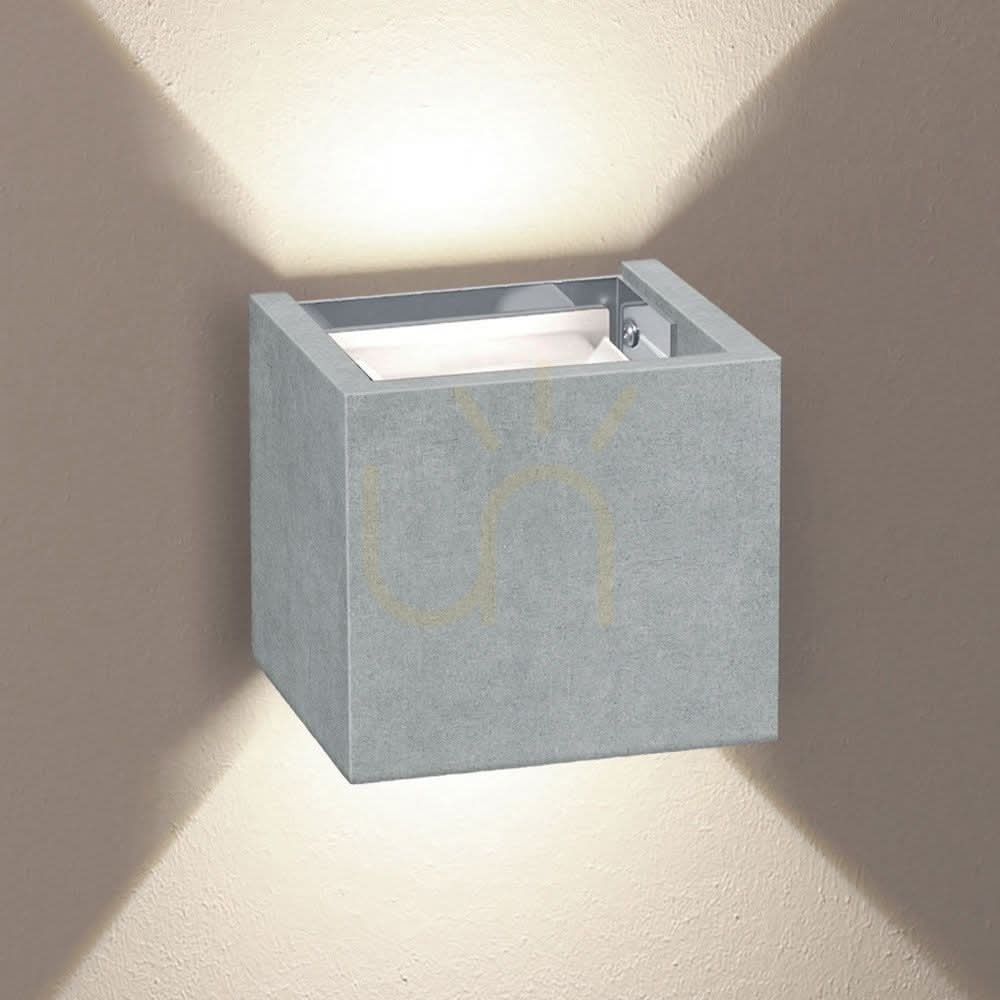 Kontrola Nástěnné svítidlo s.luce Ixa beton LED stmívatelné 3000K 12,5 cm Nástěnné svítidlo s.luce Ixa beton LED stmívatelné 3000K 12,5 cm