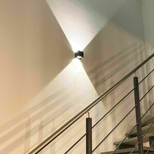 Nástěnné svítidlo s.luce Ixa LED stříbrné kovové 10 W 3000 K stmívatelné IP20 small 10