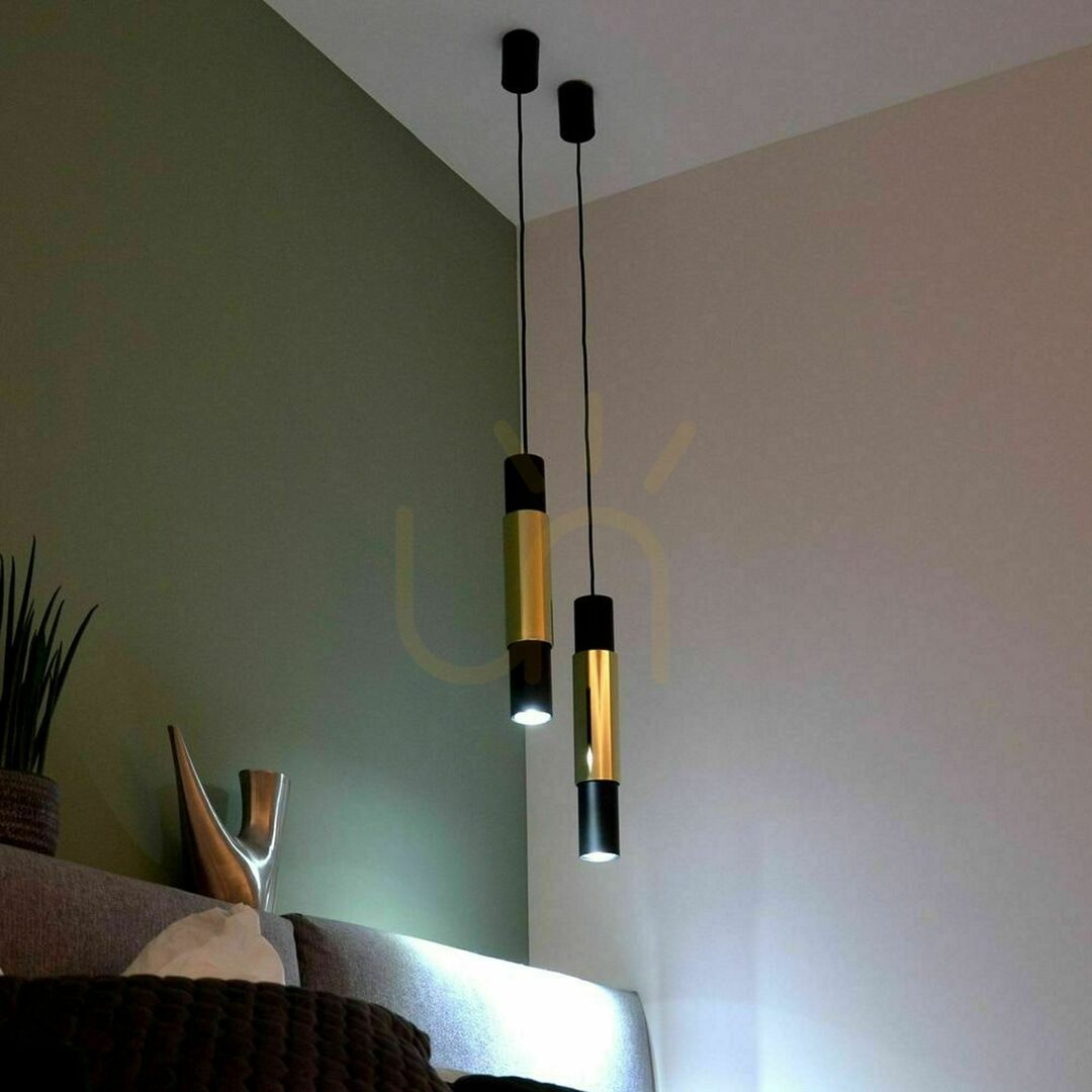 Náhled Závěsné svítidlo s.luce Crutch černé kovové GU10 1x15W, stmívatelné Závěsné svítidlo s.luce Crutch černé kovové GU10 1x15W, stmívatelné