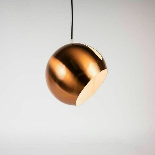 Kontrola Lustr s.luce Ball měděný kovový 30 cm 5 m, moderní, stmívatelný