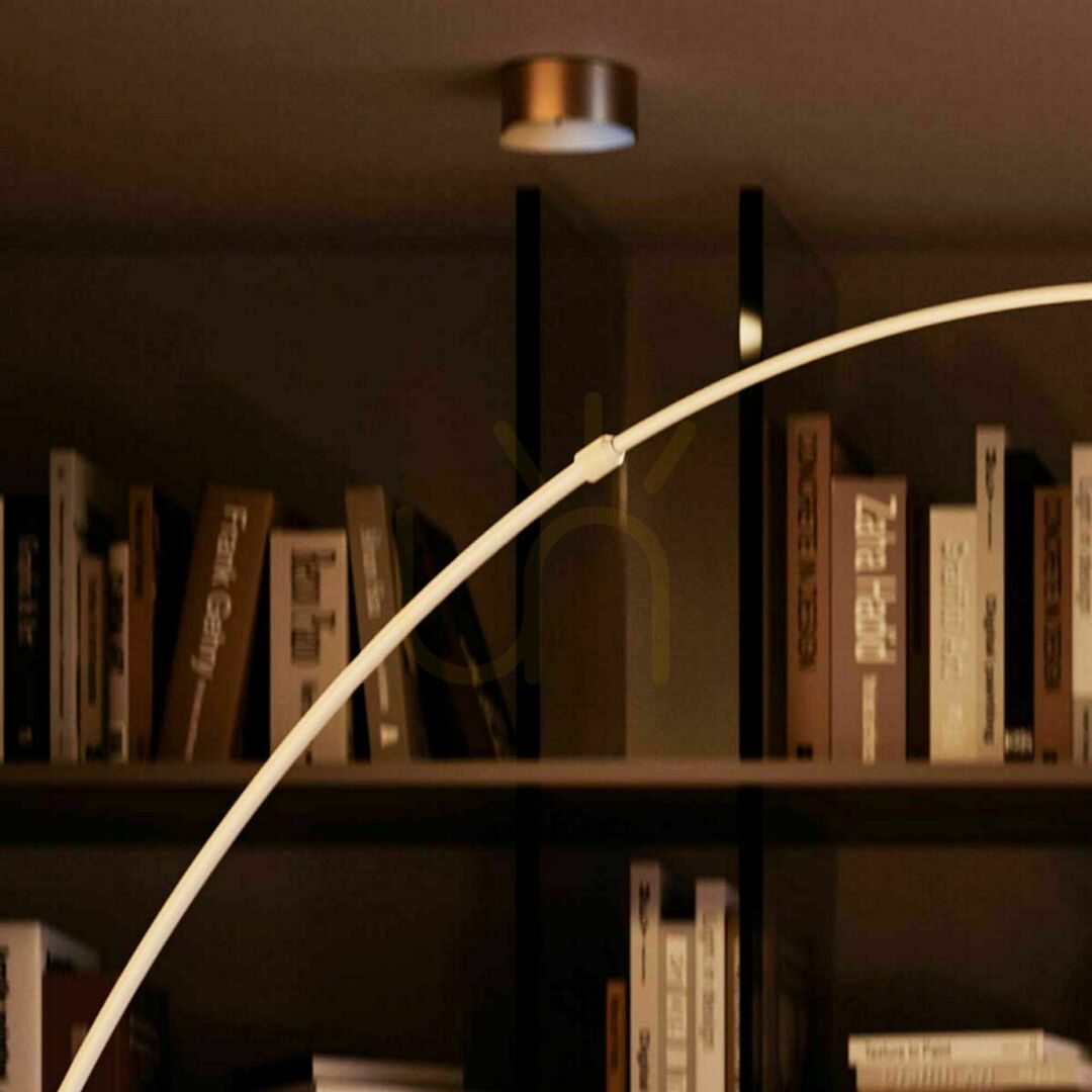 Zobrazit Oblouková stojací lampa s.luce Ball černá mramorová základna Oblouková stojací lampa s.luce Ball černá mramorová základna