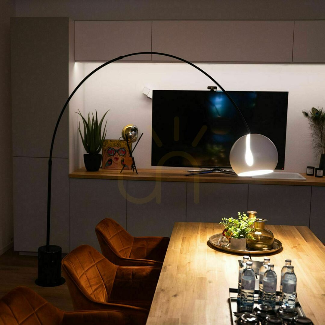 Zobrazit Oblouková lampa s.luce Ball měď mramor 220 cm Oblouková lampa s.luce Ball měď mramor 220 cm