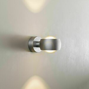Nástěnné svítidlo s.luce Beam Up & Down stříbrné sklo G9 1 světlo small 12