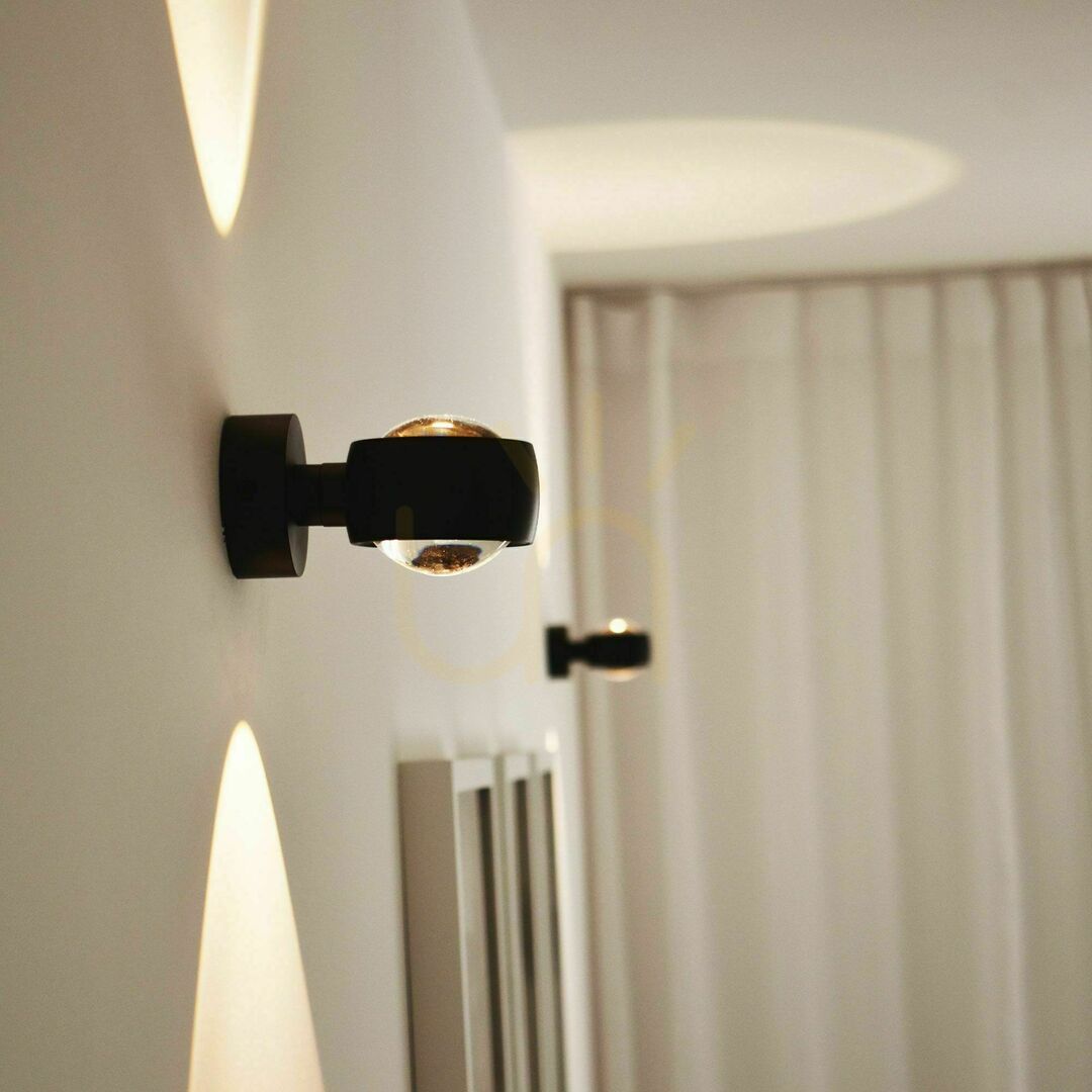 Zobrazit Nástěnné svítidlo s.luce Beam Up & Down černé sklo G9 Nástěnné svítidlo s.luce Beam Up & Down černé sklo G9