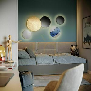 Stropní LED svítidlo s.luce Cloud zlaté 50 cm, 3000 K, stmívatelné small 3