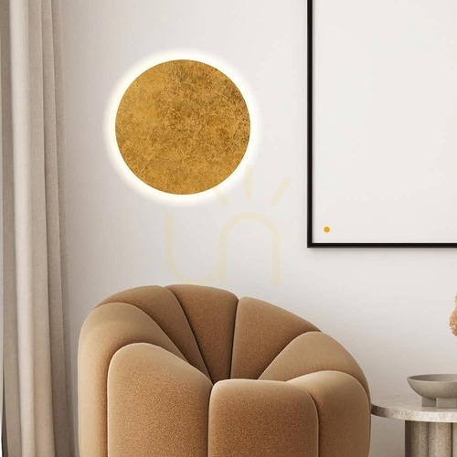 Kontrola Přisazené stropní LED svítidlo s.luce Cloud zlaté Ø40 cm 3000 K dimmable