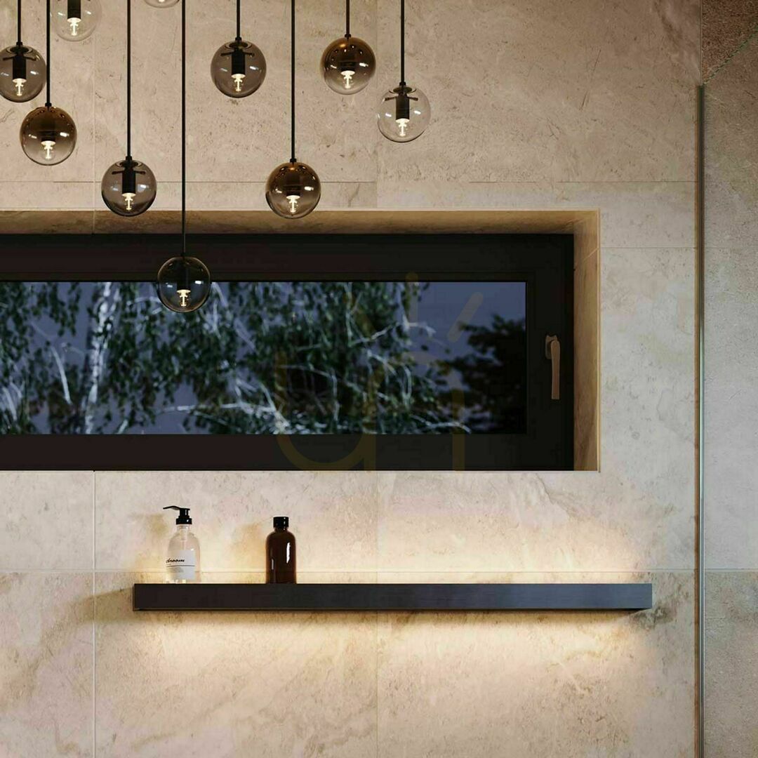 Náhled Přisazené stropní LED svítidlo s.luce Cusa stříbrné 75 cm, sklo-kov Přisazené stropní LED svítidlo s.luce Cusa stříbrné 75 cm, sklo-kov