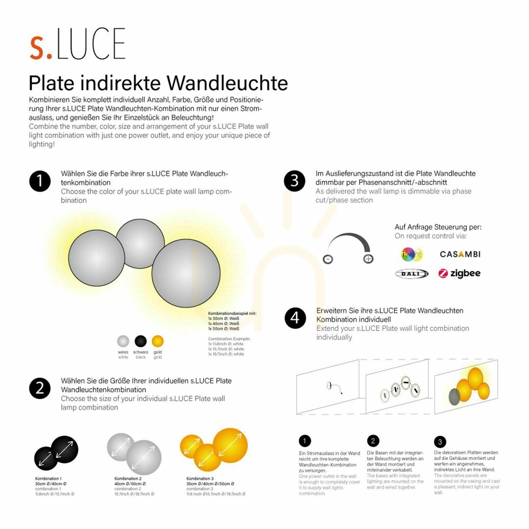 Náhled Přisazené stropní LED svítidlo s.luce Cloud bílá 40 cm 58 W stmívatelné Přisazené stropní LED svítidlo s.luce Cloud bílá 40 cm 58 W stmívatelné