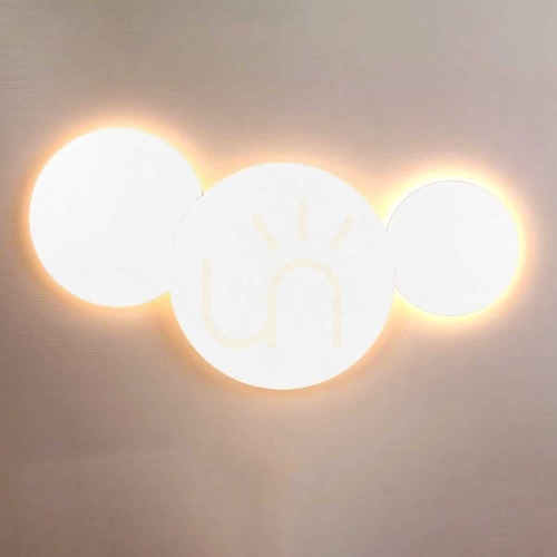 Kontrola Přisazené stropní LED svítidlo s.luce Cloud, bílé, 50 cm, 87 W, stmívatelné