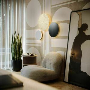 Přisazené stropní LED svítidlo s.luce Cloud zlaté 50 cm, stmívatelné 3000 K small 2