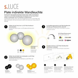 Přisazené stropní LED svítidlo s.luce Cloud zlaté 50 cm, stmívatelné 3000 K small 7
