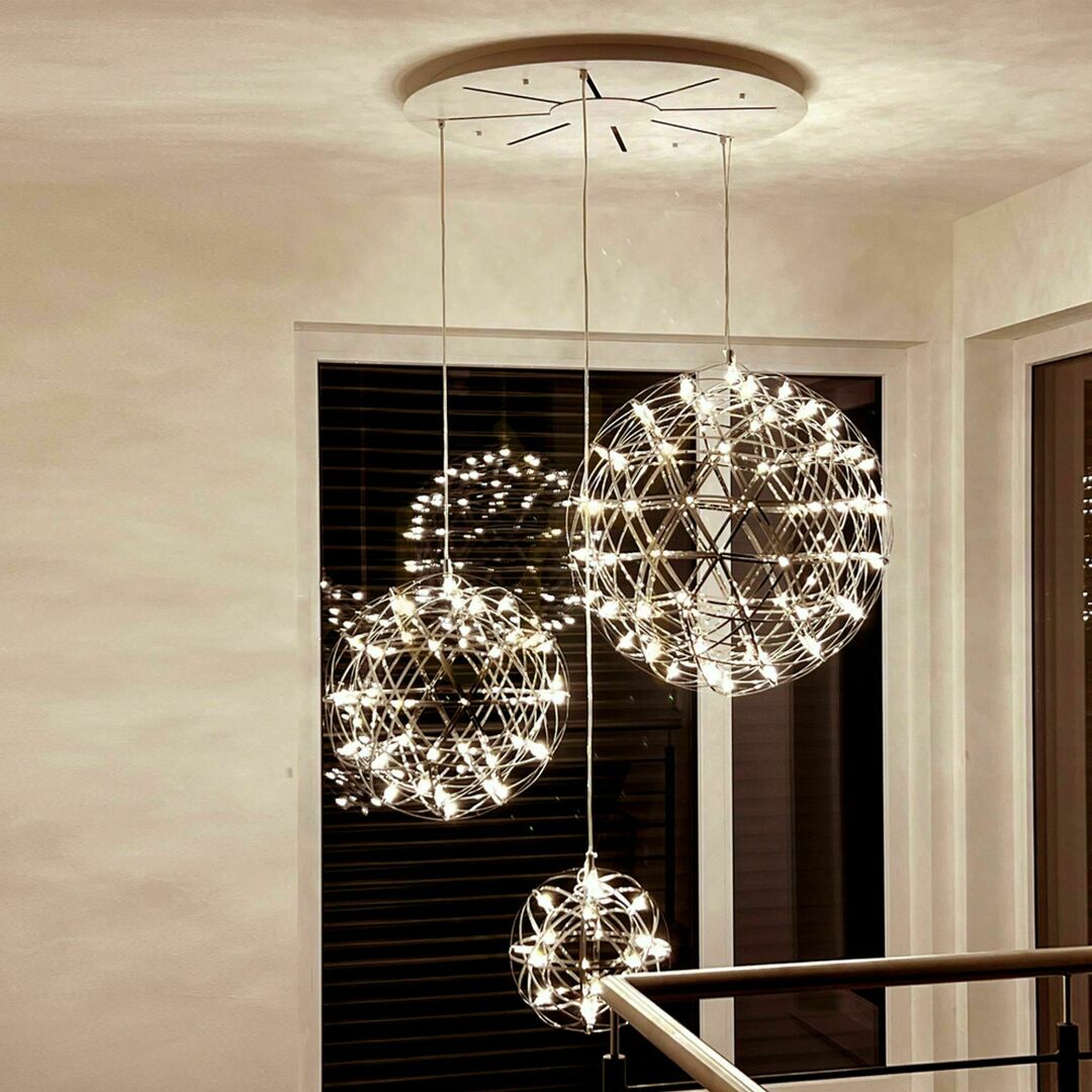 Kontrola Lustr s.luce Atom XL černý LED modulární kruhový 70 cm Lustr s.luce Atom XL černý LED modulární kruhový 70 cm