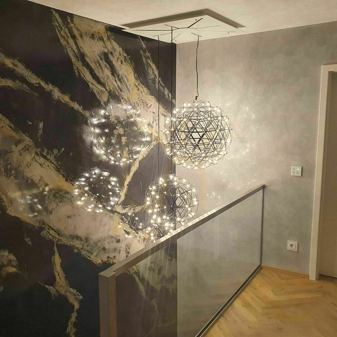 Zobrazit Lustr s.luce Atom XL zlatý kovový LED stmívatelný kruhový 70 cm Lustr s.luce Atom XL zlatý kovový LED stmívatelný kruhový 70 cm