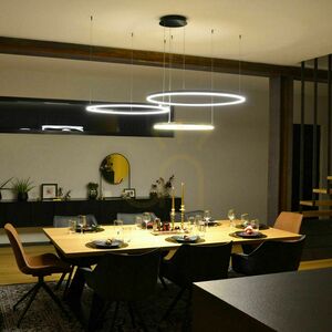 LED kruhové závěsné svítidlo s.luce Ring 120 cm bílé 12 LED kruhové závěsné svítidlo s.luce Ring 120 cm bílé small 12